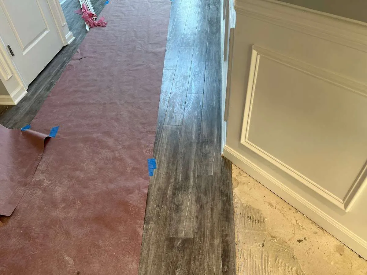 Completed marble shower restoration in Maryville